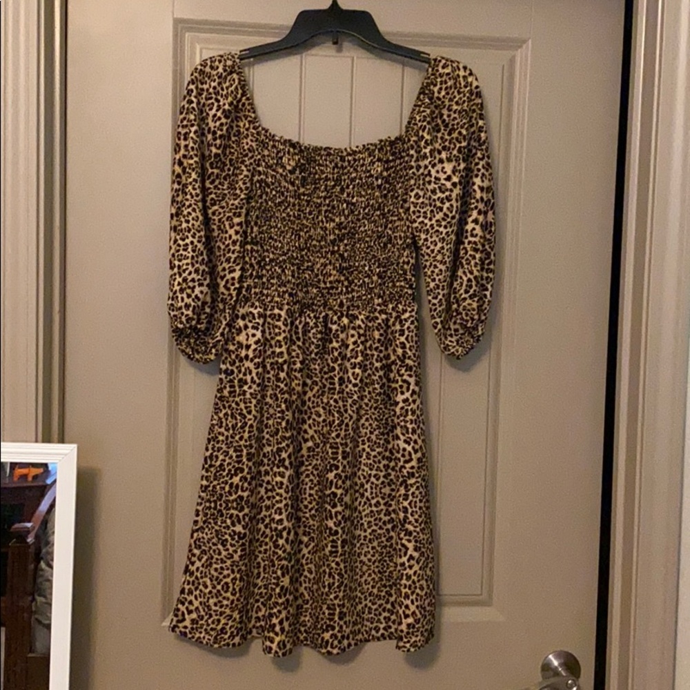 Cheetah Print Dress